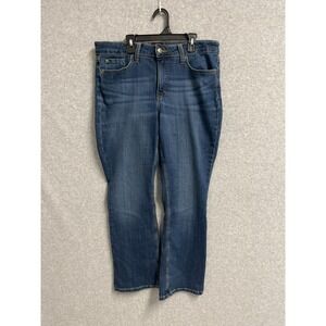 Lee Bootcut Jeans Womens 12 Blue Denim‎ Cotton Stretch Medium Wash Streetwear